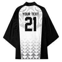 World Football 2026 New Zealand Custom Kimono All White Fern Maori Tribal LT9 - Polynesian Pride