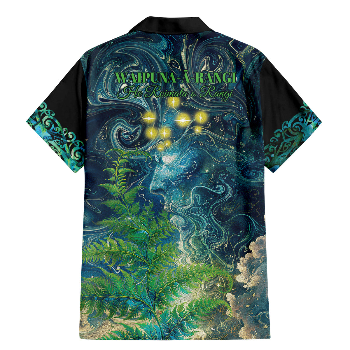 New Zealand Matariki Waipuna-a-rangi Family Matching Mermaid Dress and Hawaiian Shirt He Roimata o Rangi LT9 - Polynesian Pride