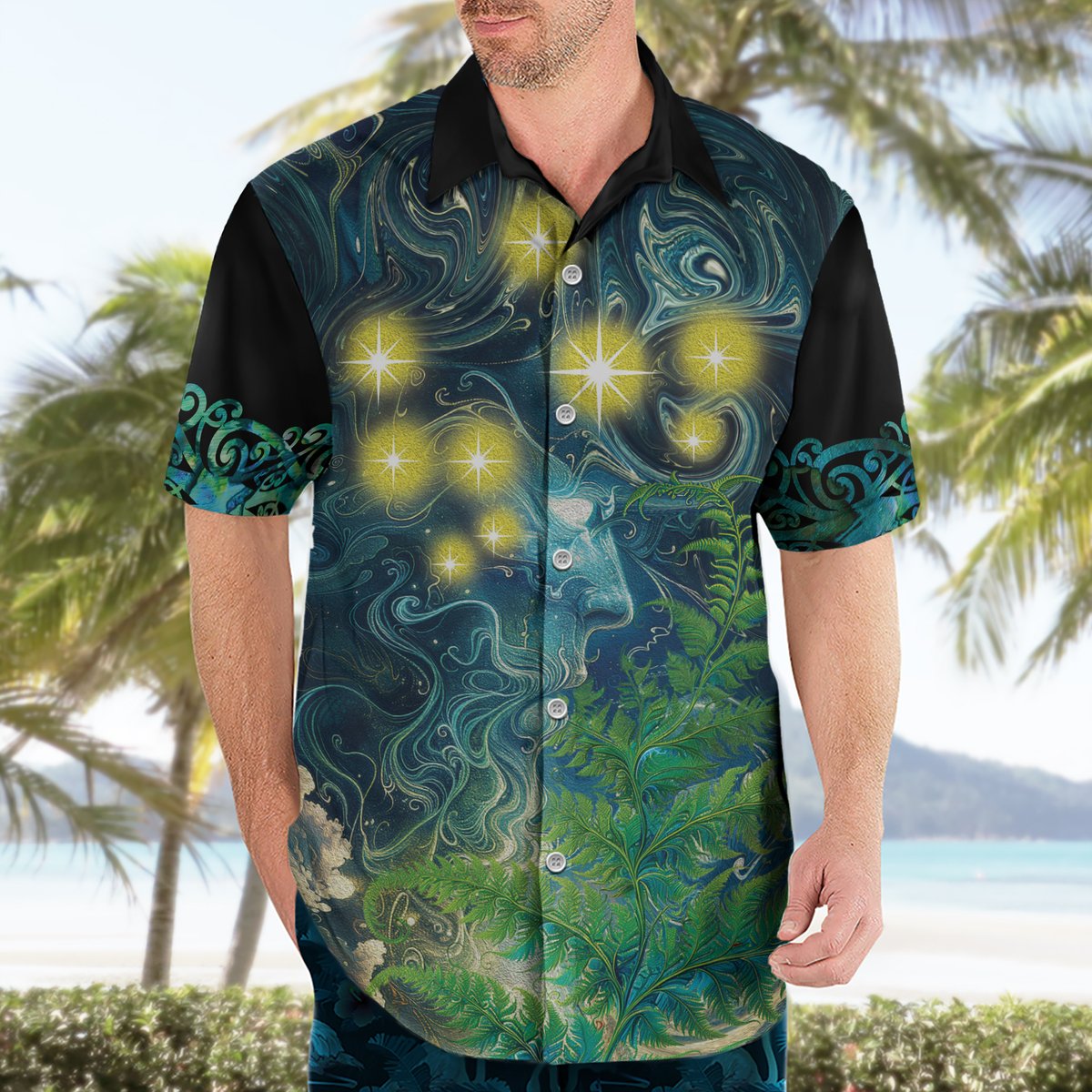 New Zealand Matariki Waipuna-a-rangi Hawaiian Shirt He Roimata o Rangi LT9 - Polynesian Pride