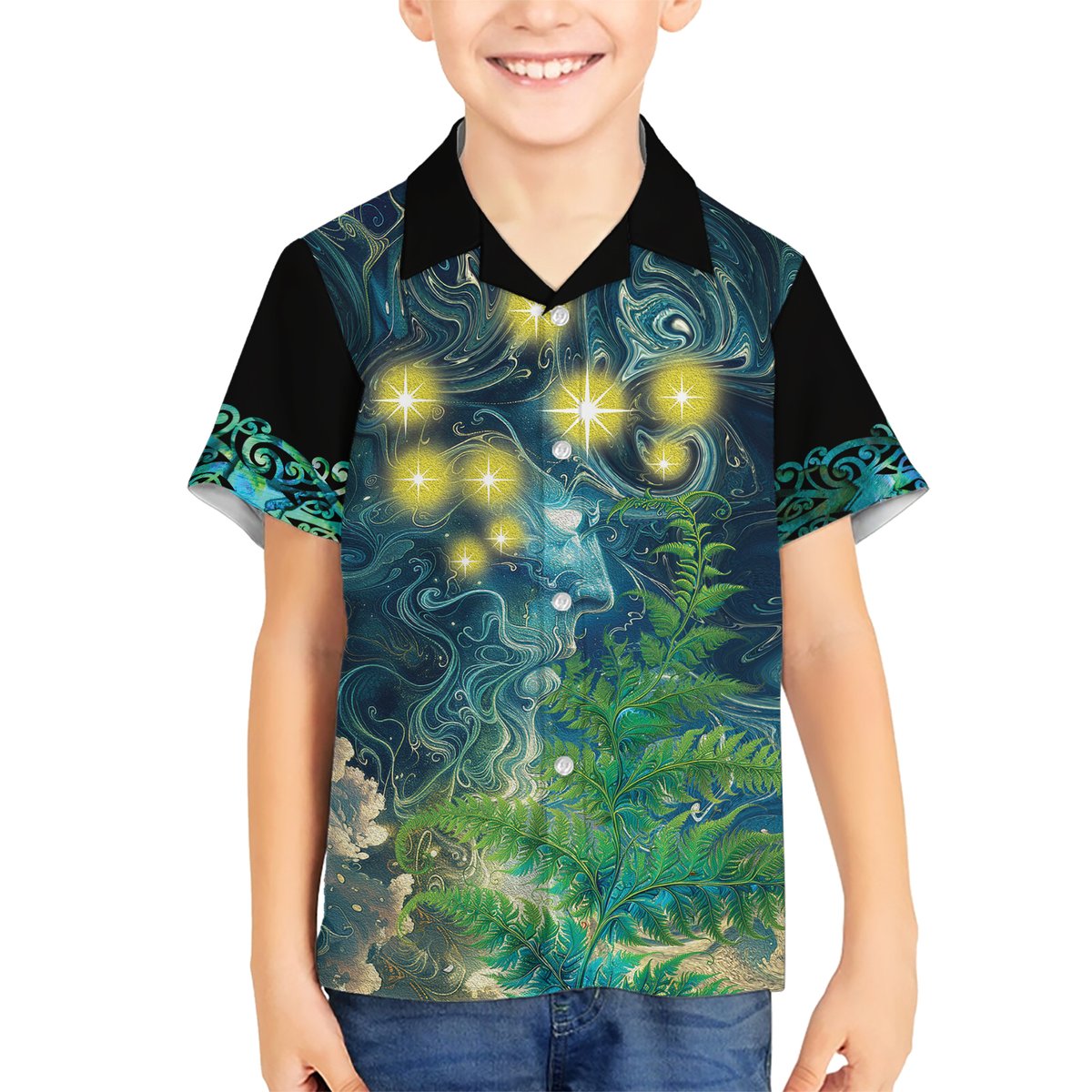 New Zealand Matariki Waipuna-a-rangi Hawaiian Shirt He Roimata o Rangi LT9 - Polynesian Pride