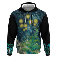 New Zealand Matariki Waipuna-a-rangi Hoodie He Roimata o Rangi LT9 Pullover Hoodie Black - Polynesian Pride