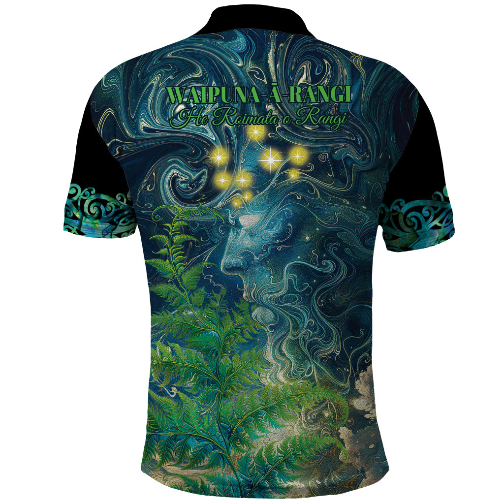 New Zealand Matariki Waipuna-a-rangi Polo Shirt He Roimata o Rangi LT9 - Polynesian Pride