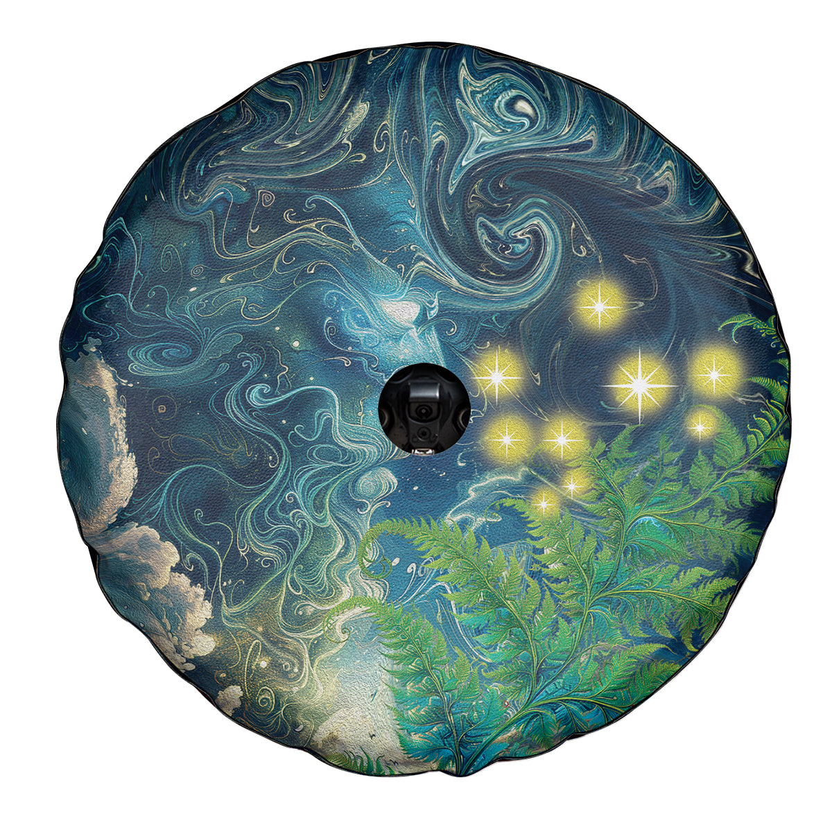 New Zealand Matariki Waipuna-a-rangi Spare Tire Cover He Roimata o Rangi