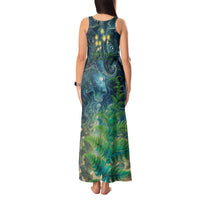 New Zealand Matariki Waipuna-a-rangi Tank Maxi Dress He Roimata o Rangi LT9 - Polynesian Pride
