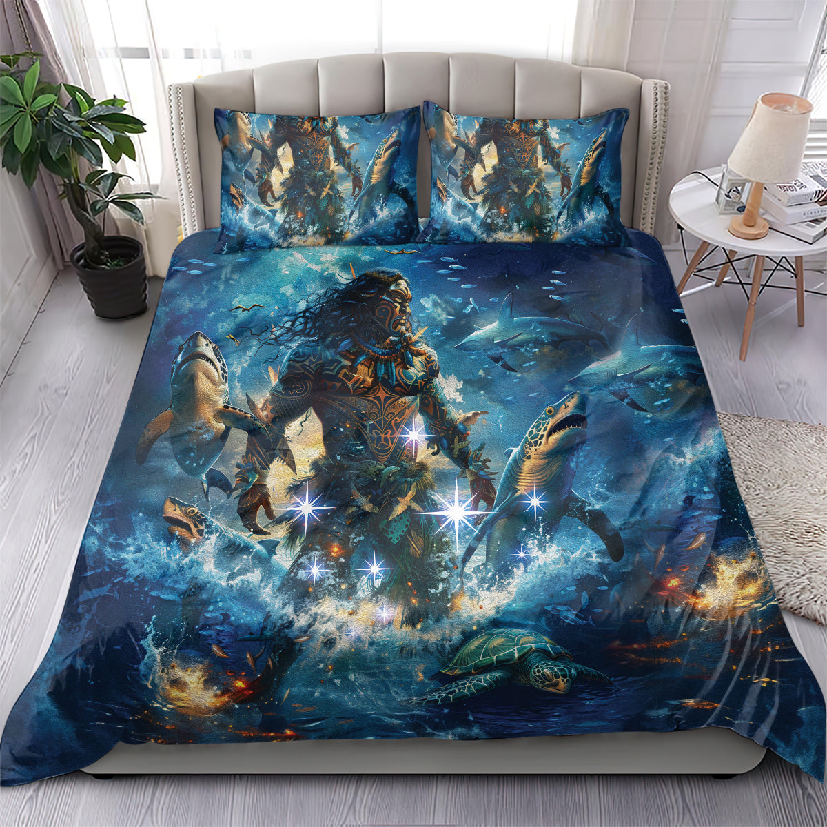 New Zealand Matariki Waita Bedding Set The Way Of The Water