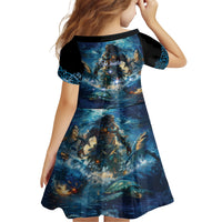 New Zealand Matariki Waita Family Matching Long Sleeve Bodycon Dress and Hawaiian Shirt The Way Of The Water LT9 - Polynesian Pride