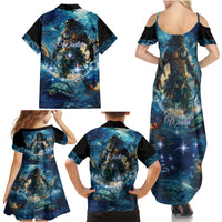 New Zealand Matariki Waita Family Matching Summer Maxi Dress and Hawaiian Shirt The Way Of The Water LT9 - Polynesian Pride
