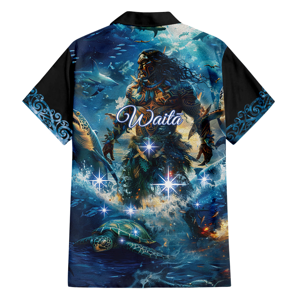 New Zealand Matariki Waita Family Matching Tank Maxi Dress and Hawaiian Shirt The Way Of The Water LT9 - Polynesian Pride
