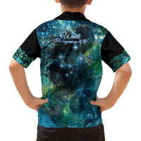 New Zealand Matariki Waiti Family Matching Off Shoulder Short Dress and Hawaiian Shirt The Beginnings Of Life LT9 - Polynesian Pride