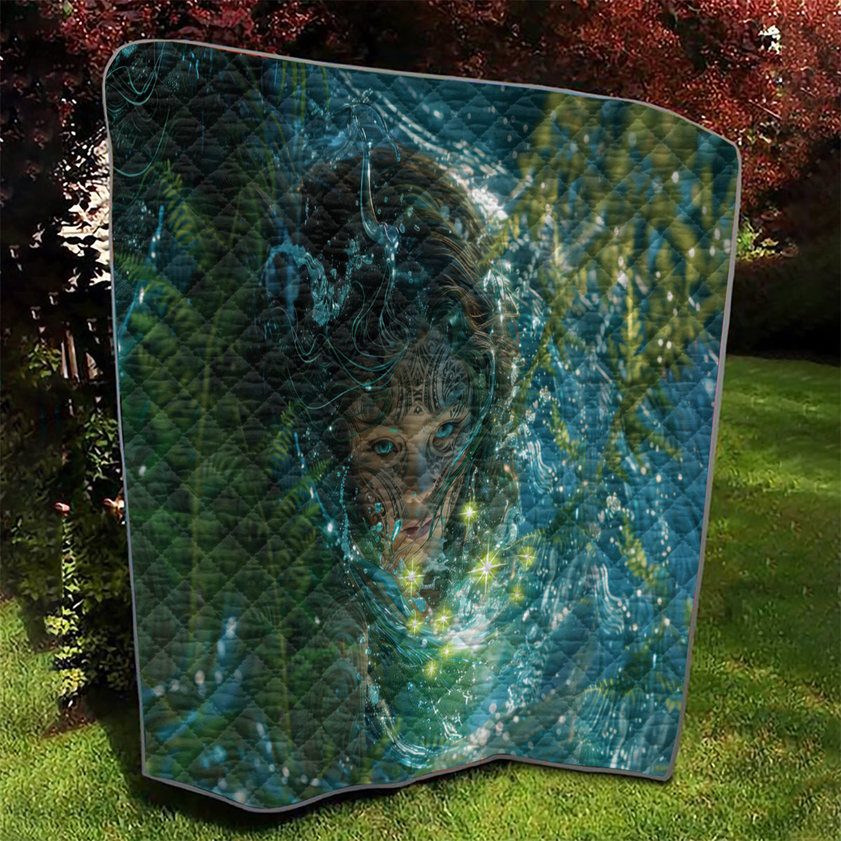 New Zealand Matariki Waiti Quilt Waimori and The Origin Of Life LT9 - Polynesian Pride