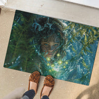New Zealand Matariki Waiti Rubber Doormat Waimori and The Origin Of Life LT9 - Polynesian Pride