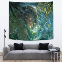 New Zealand Matariki Waiti Tapestry Waimori and The Origin Of Life LT9 Black - Polynesian Pride