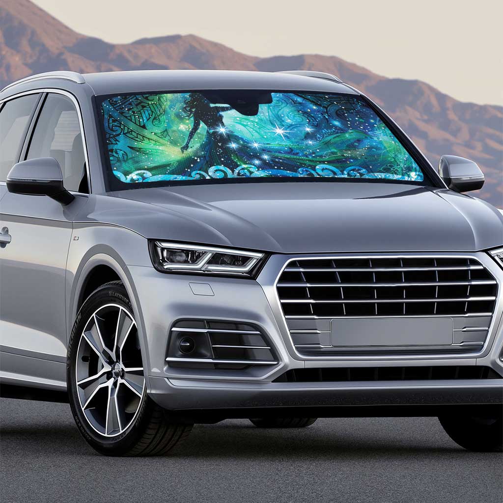 New Zealand Matariki Hiwa-i-te-rangi Auto Sun Shade Titiro ki nga Whetu Wishing Star - Polynesian Pride