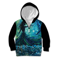 New Zealand Matariki Hiwa-i-te-rangi Kid Hoodie Titiro ki nga Whetu Wishing Star