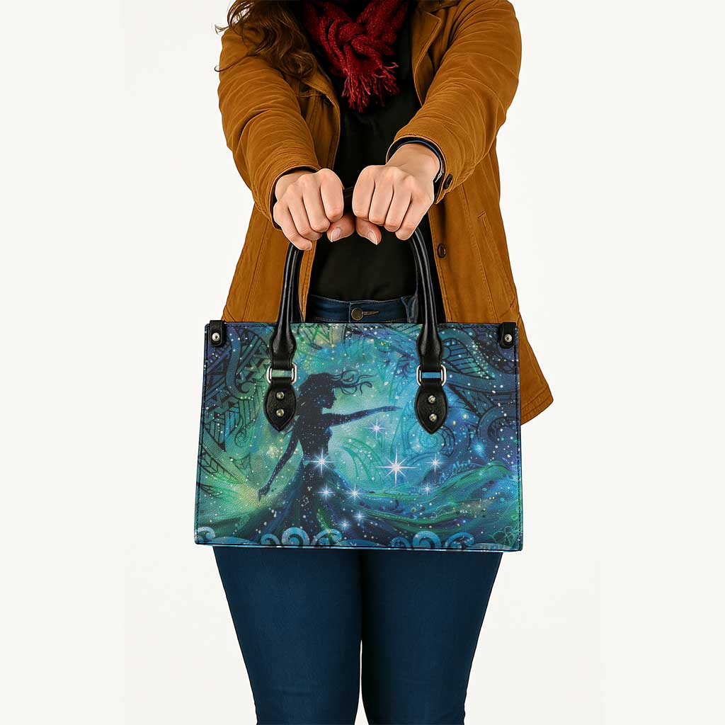 New Zealand Matariki Hiwa-i-te-rangi Leather Bag Titiro ki nga Whetu Wishing Star - Polynesian Pride