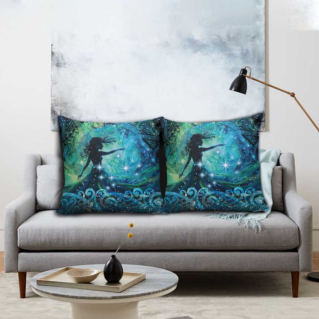 New Zealand Matariki Hiwa-i-te-rangi Pillow Cover Titiro ki nga Whetu Wishing Star - Polynesian Pride