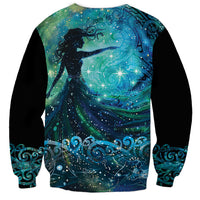 New Zealand Matariki Hiwa-i-te-rangi Sweatshirt Titiro ki nga Whetu Wishing Star LT9 - Polynesian Pride