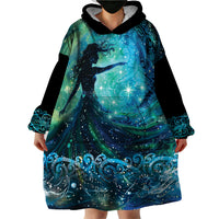 New Zealand Matariki Hiwa-i-te-rangi Wearable Blanket Hoodie Titiro ki nga Whetu Wishing Star LT9 - Polynesian Pride