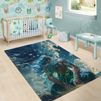 New Zealand Matariki Ururangi Area Rug The Murmur Of The Wind LT9 - Polynesian Pride