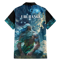 New Zealand Matariki Ururangi Family Matching Off Shoulder Short Dress and Hawaiian Shirt The Murmur Of The Wind LT9 - Polynesian Pride