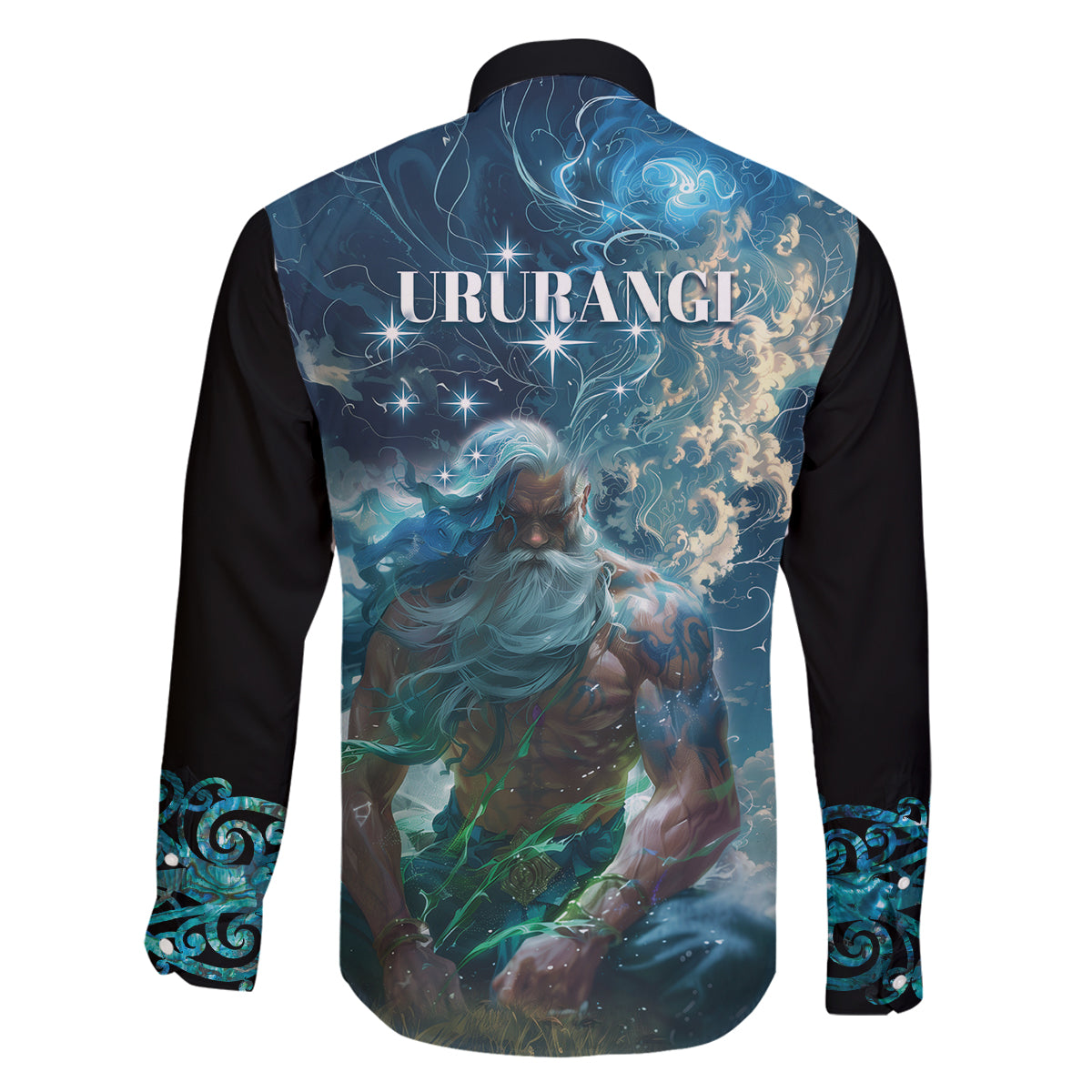 New Zealand Matariki Ururangi Family Matching Summer Maxi Dress and Hawaiian Shirt The Murmur Of The Wind LT9 - Polynesian Pride