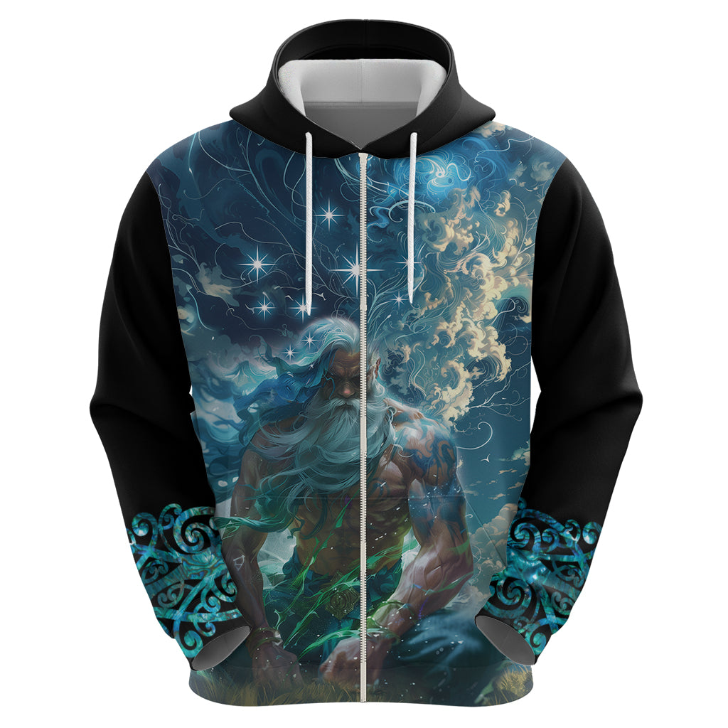 New Zealand Matariki Ururangi Hoodie The Murmur Of The Wind LT9 - Polynesian Pride