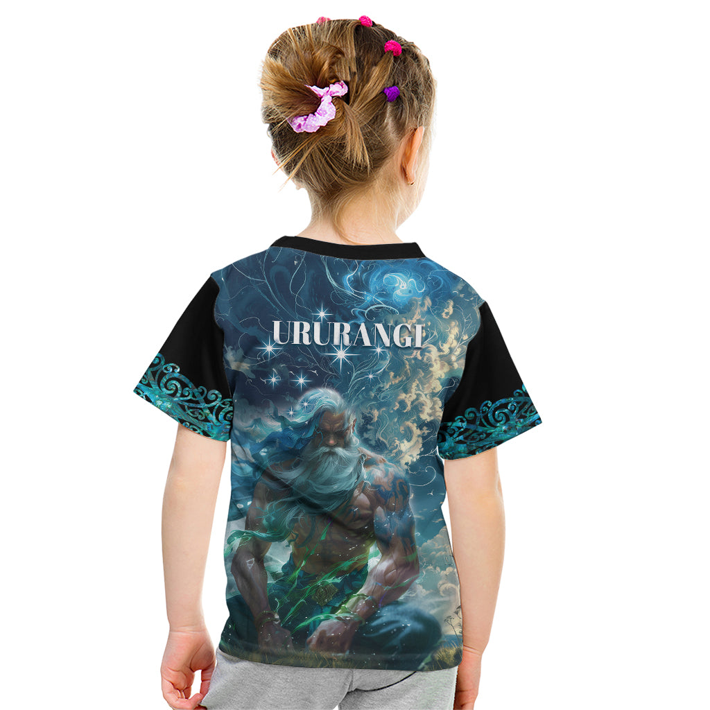 New Zealand Matariki Ururangi Kid T Shirt The Murmur Of The Wind LT9 - Polynesian Pride