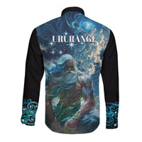 New Zealand Matariki Ururangi Long Sleeve Button Shirt The Murmur Of The Wind LT9 - Polynesian Pride