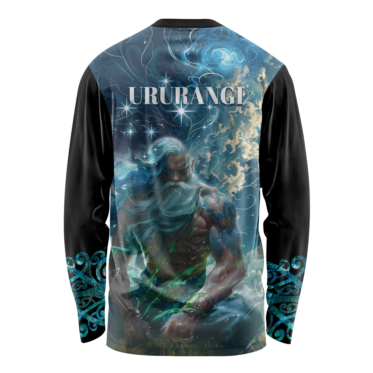 New Zealand Matariki Ururangi Long Sleeve Shirt The Murmur Of The Wind LT9 - Polynesian Pride