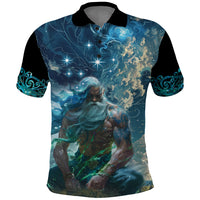 New Zealand Matariki Ururangi Polo Shirt The Murmur Of The Wind LT9 Black - Polynesian Pride