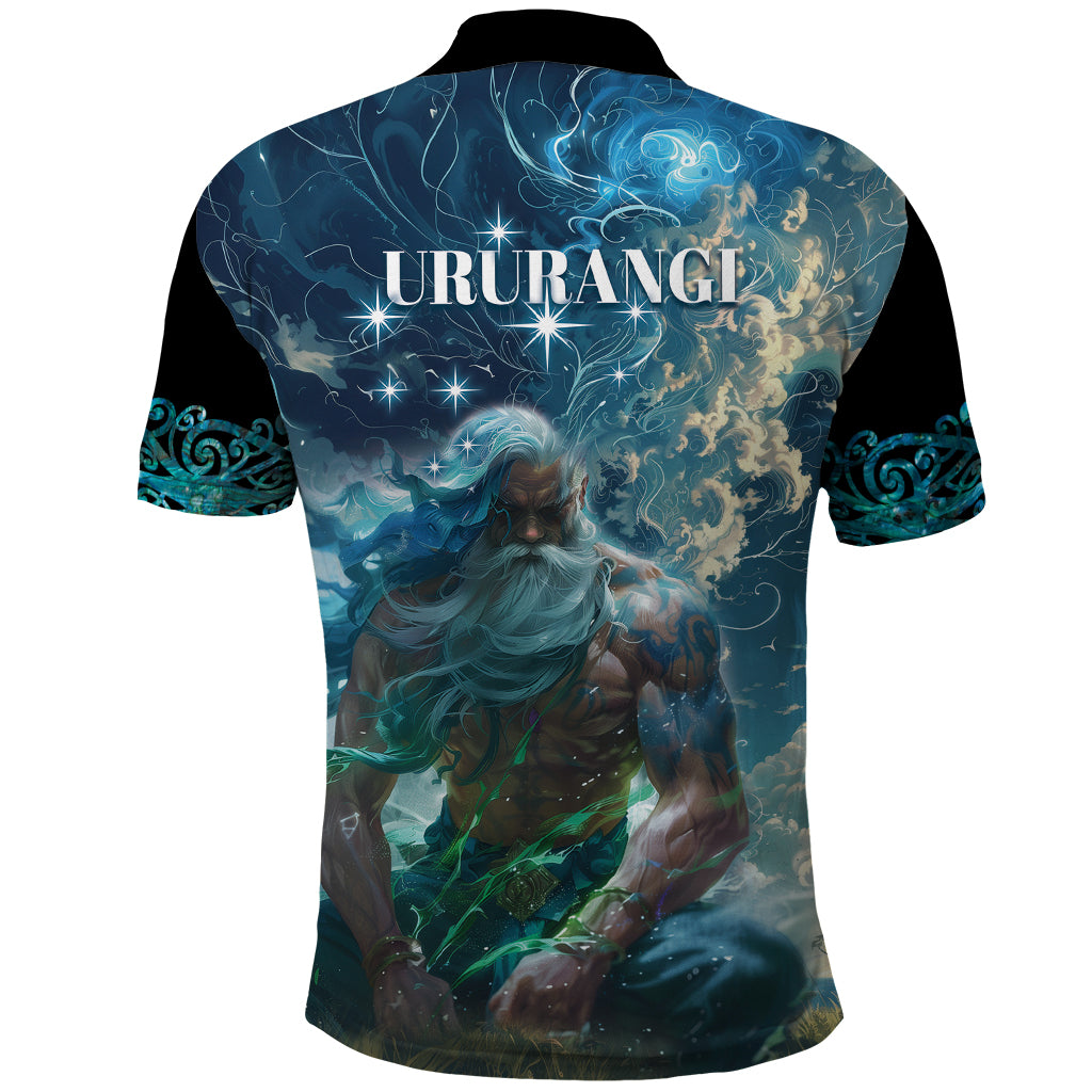 New Zealand Matariki Ururangi Polo Shirt The Murmur Of The Wind LT9 - Polynesian Pride