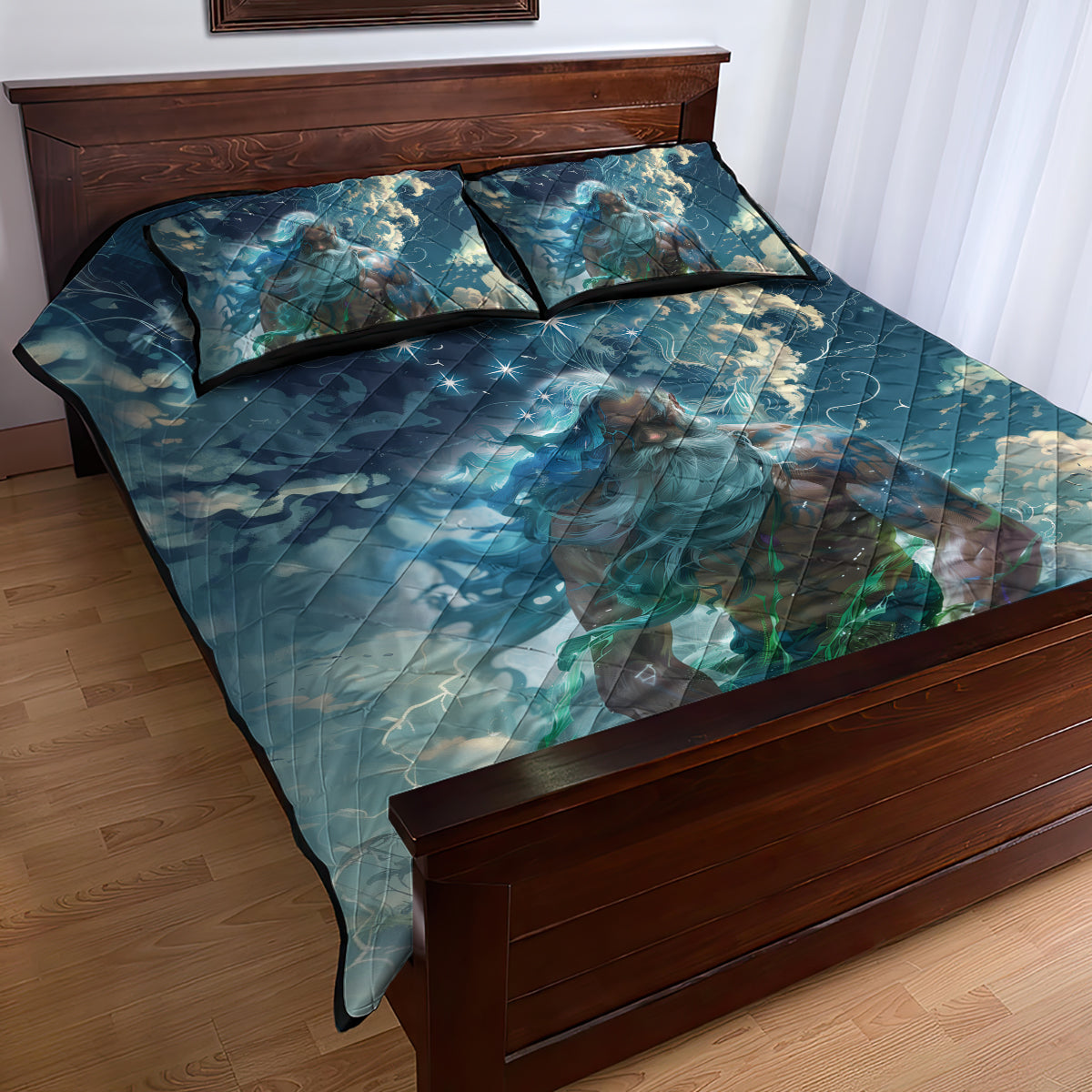 New Zealand Matariki Ururangi Quilt Bed Set The Murmur Of The Wind LT9 - Polynesian Pride