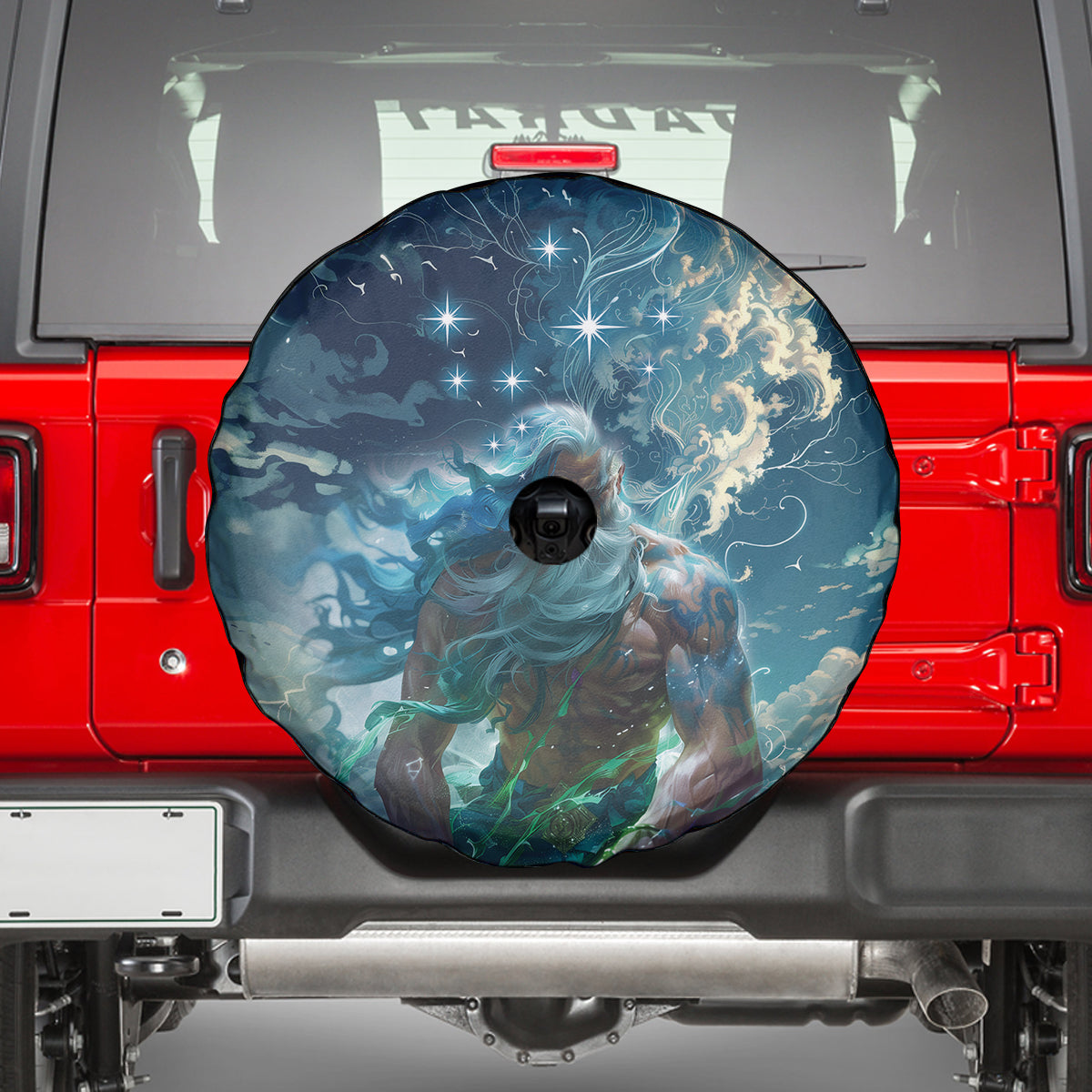 New Zealand Matariki Ururangi Spare Tire Cover The Murmur Of The Wind LT9 - Polynesian Pride