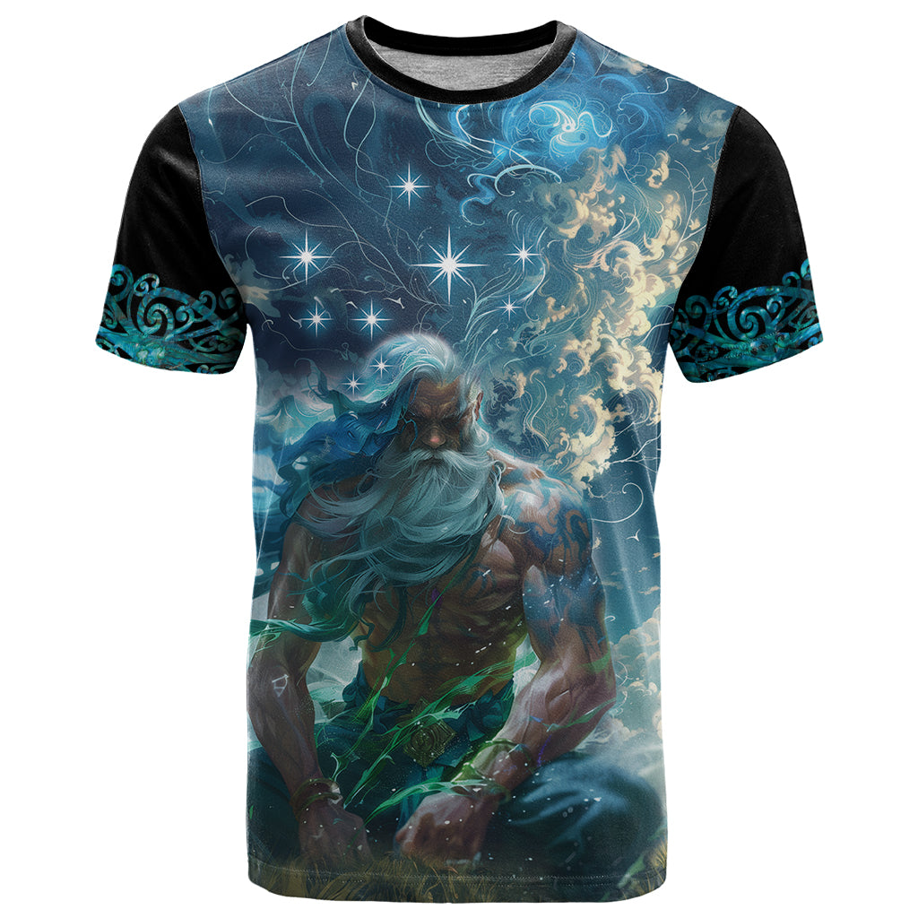 New Zealand Matariki Ururangi T Shirt The Murmur Of The Wind LT9 Black - Polynesian Pride