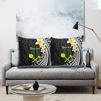 Alo Chiefdom Wallis and Futuna Personalized Pillow Cover Frangipani Flowers Polynesian Pattern - Polynesian Pride