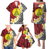 Sigave Chiefdom Wallis and Futuna Personalized Family Matching Puletasi and Hawaiian Shirt Frangipani Flowers Polynesian Pattern LT9 - Polynesian Pride