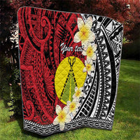 Sigave Chiefdom Wallis and Futuna Personalized Quilt Frangipani Flowers Polynesian Pattern LT9 - Polynesian Pride