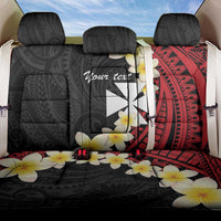 Uvea Chiefdom Wallis and Futuna Personalized Back Car Seat Cover Frangipani Flowers Polynesian Pattern LT9 One Size Red - Polynesian Pride