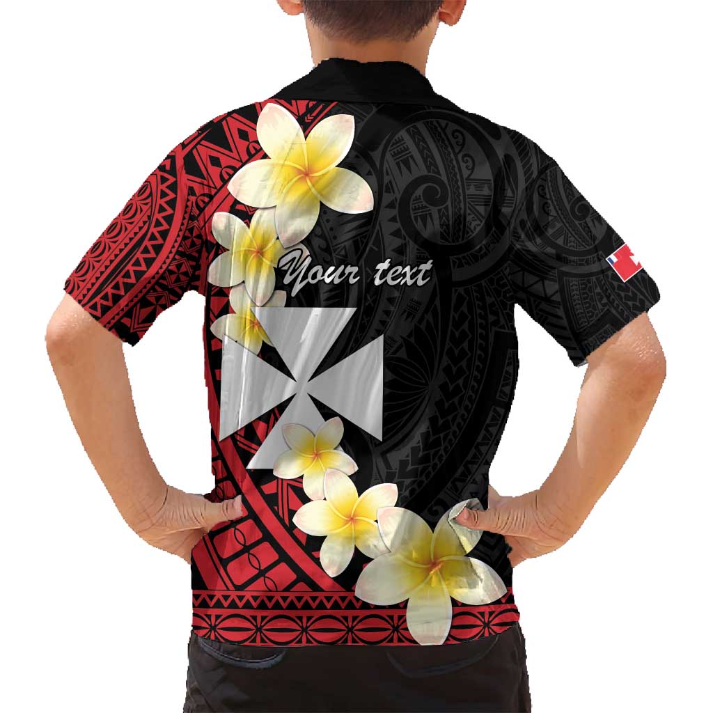 Uvea Chiefdom Wallis and Futuna Personalized Family Matching Summer Maxi Dress and Hawaiian Shirt Frangipani Flowers Polynesian Pattern