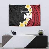 Uvea Chiefdom Wallis and Futuna Personalized Tapestry Frangipani Flowers Polynesian Pattern LT9 - Polynesian Pride