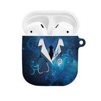 New Zealand Nurses RN AirPods Case Galaxy Stethoscope Maori Motif LT9 Galaxy - Polynesian Pride
