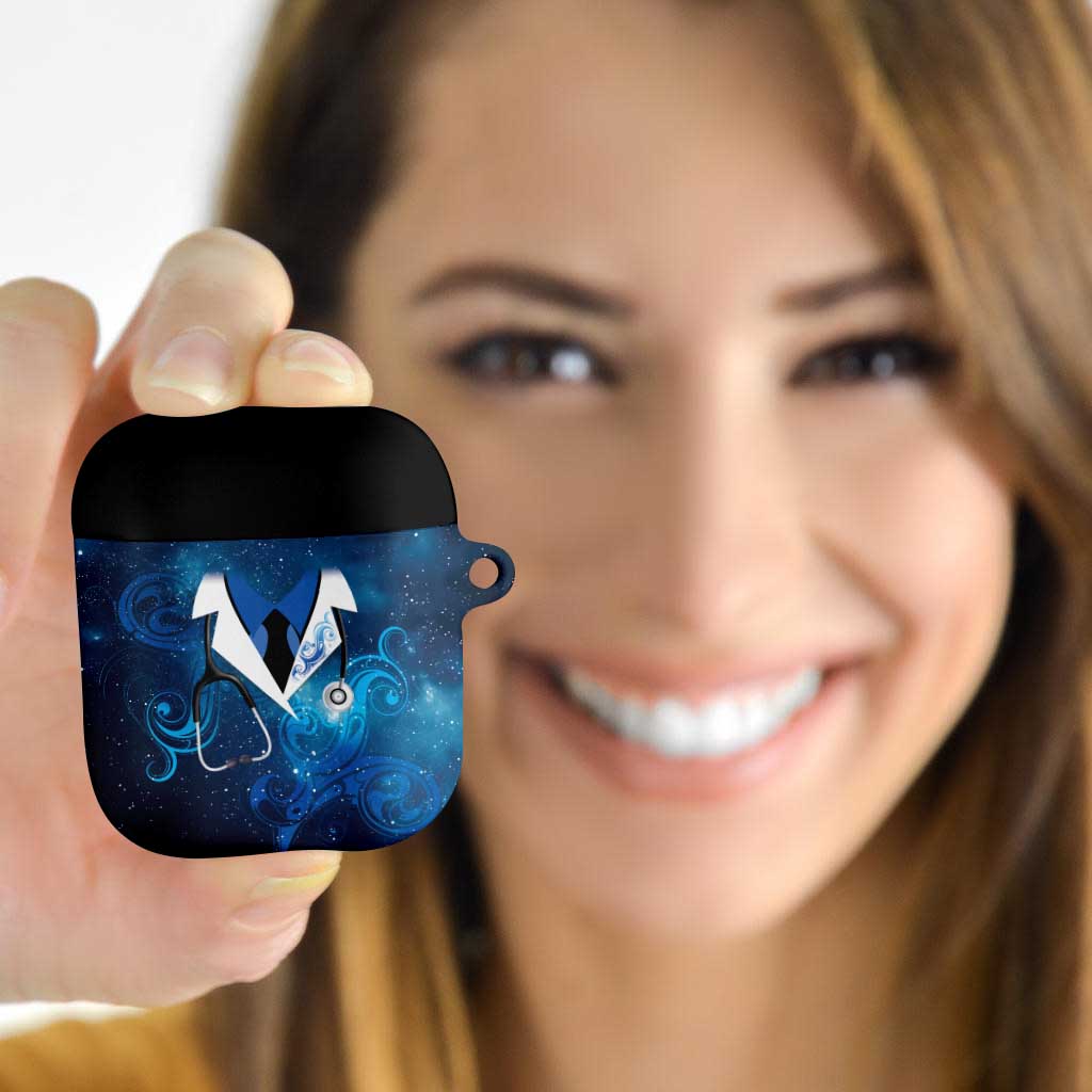 New Zealand Nurses RN AirPods Case Galaxy Stethoscope Maori Motif LT9 - Polynesian Pride