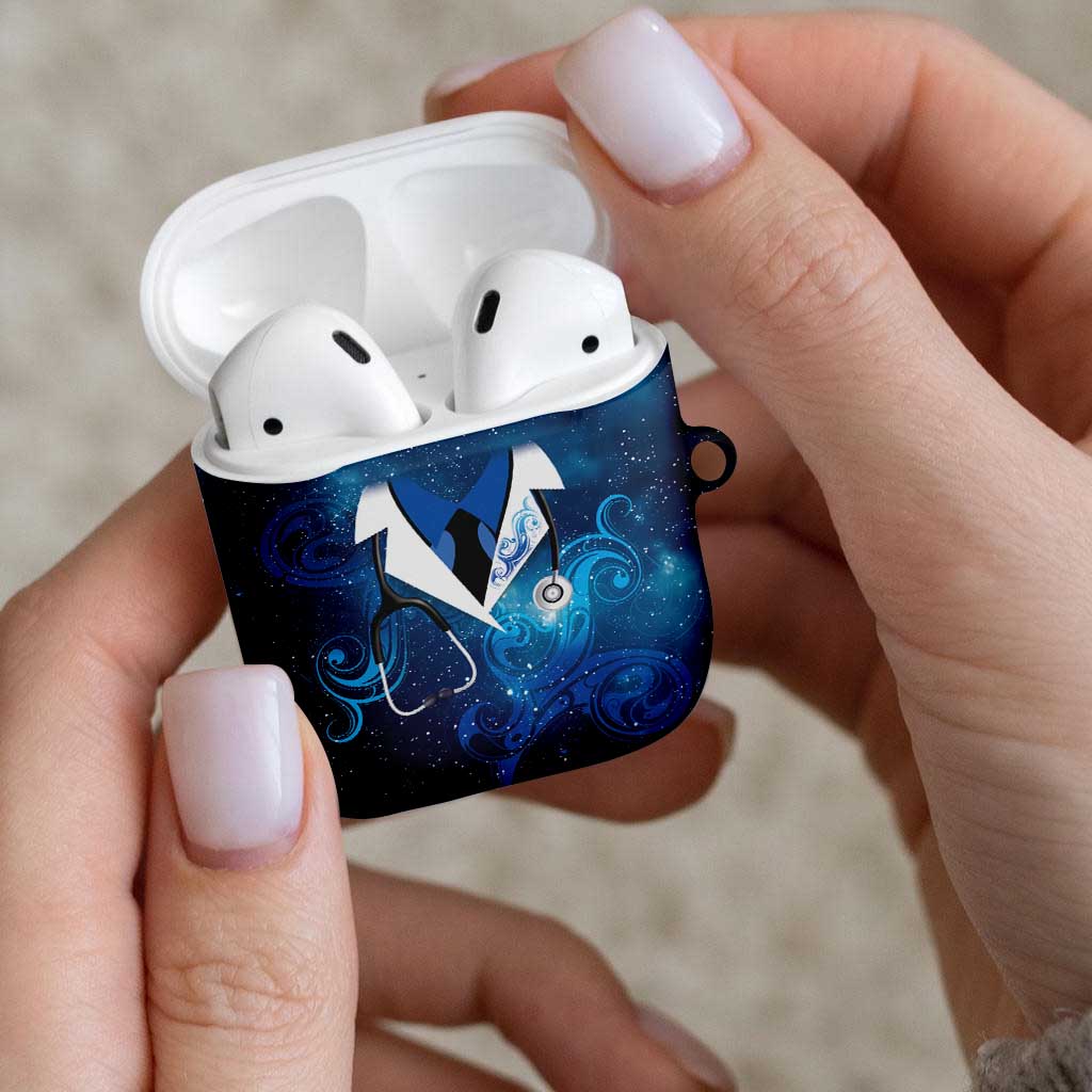 New Zealand Nurses RN AirPods Case Galaxy Stethoscope Maori Motif LT9 - Polynesian Pride