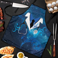 New Zealand Nurses RN Apron Galaxy Stethoscope Maori Motif