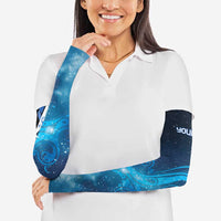 New Zealand Nurses RN Personalised Arm Sleeves Galaxy Stethoscope Maori Motif