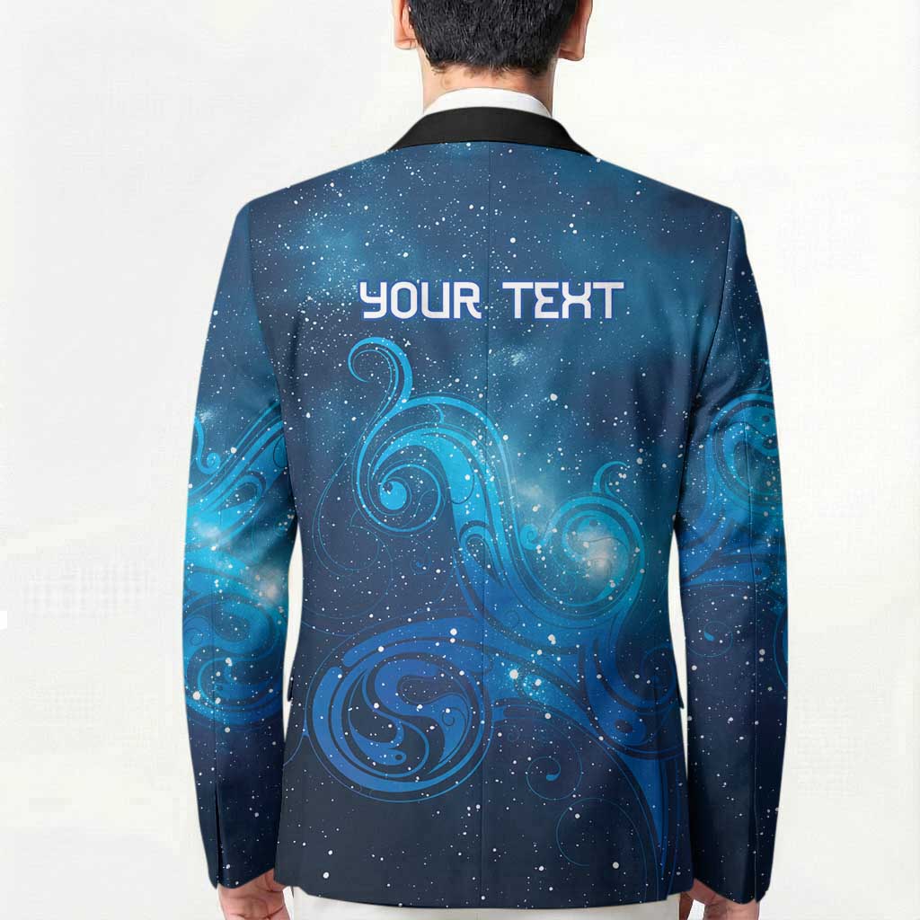 New Zealand Nurses RN Personalised Blazer Galaxy Stethoscope Maori Motif