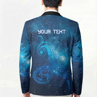 New Zealand Nurses RN Personalised Blazer Galaxy Stethoscope Maori Motif
