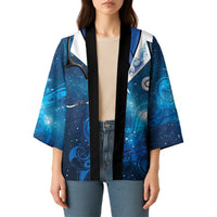 New Zealand Nurses RN Personalised Kimono Galaxy Stethoscope Maori Motif LT9 - Polynesian Pride