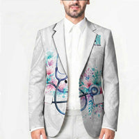 New Zealand Nurses RN Personalised Blazer Stethoscope Floral Maori Motif LT9 - Polynesian Pride