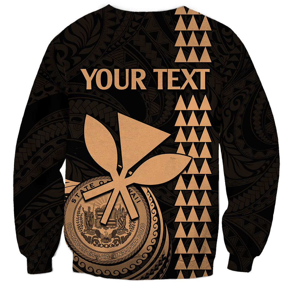 Custom Hawaii Sweatshirt King Kamehameha - Nude LT9 - Polynesian Pride